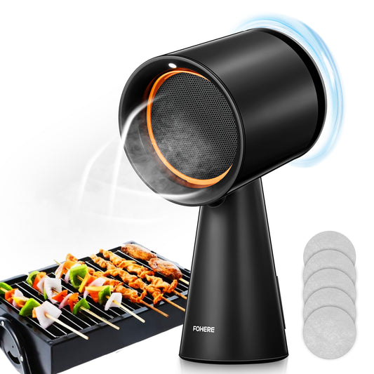 Portable Range Hood, Desktop Range Hood with 3 Speed Exhaust Fan,Low Noise & Large Oil Collection Cup,Detachable Aluminum Filter, Portable Kitchen Fan for Indoor BBQ, Rv-trip Cooking